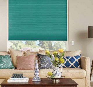 DARBY TEAL Honeycomb Blinds DARBY TEAL Honeycomb Blinds